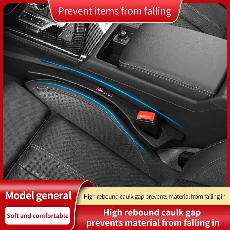 1Pc Car Seat Gap Plug Seam card seam leak-proof strip Seat Gap Anti-drop Filling Strip For Audi Allrod 2011 2018 2020