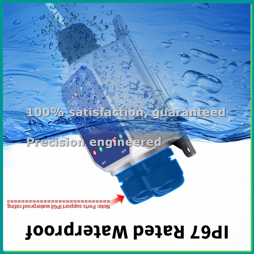 

3 Port Gigabit PoE Extender Outdoor IP67 Waterproof 1 to 2 1000M POE Repeater IEEE802.3af/At/Bt PlugandPlay 48V 120W-BCBW