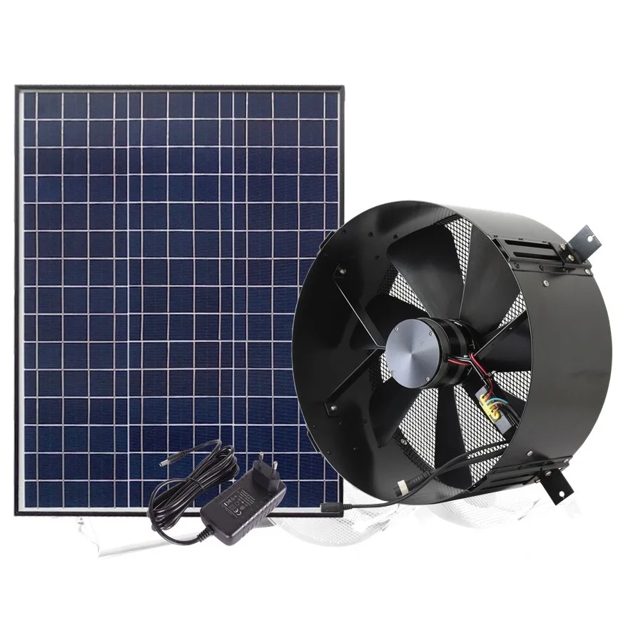 

Solar Exhaust Fan HVAC System Wall Mounted Air Circulation Tool