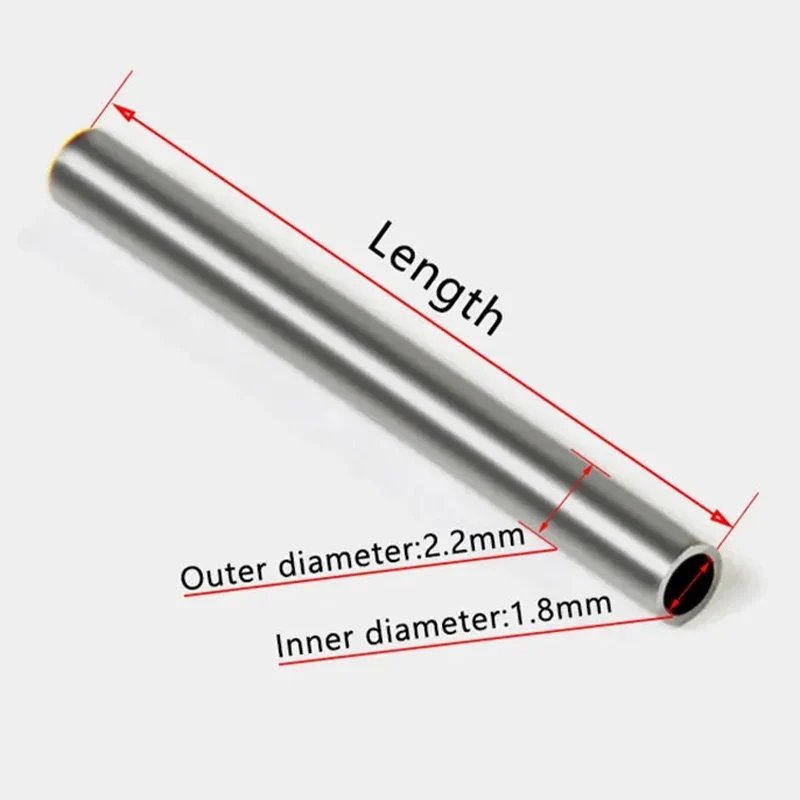 Dia 2.2mm Watch Steel Tube Fit Paner Watch Strap Belt Raw Ear Tube 20mm 22mm 24mm Through Tube Empty Tube Watch Repair Parts