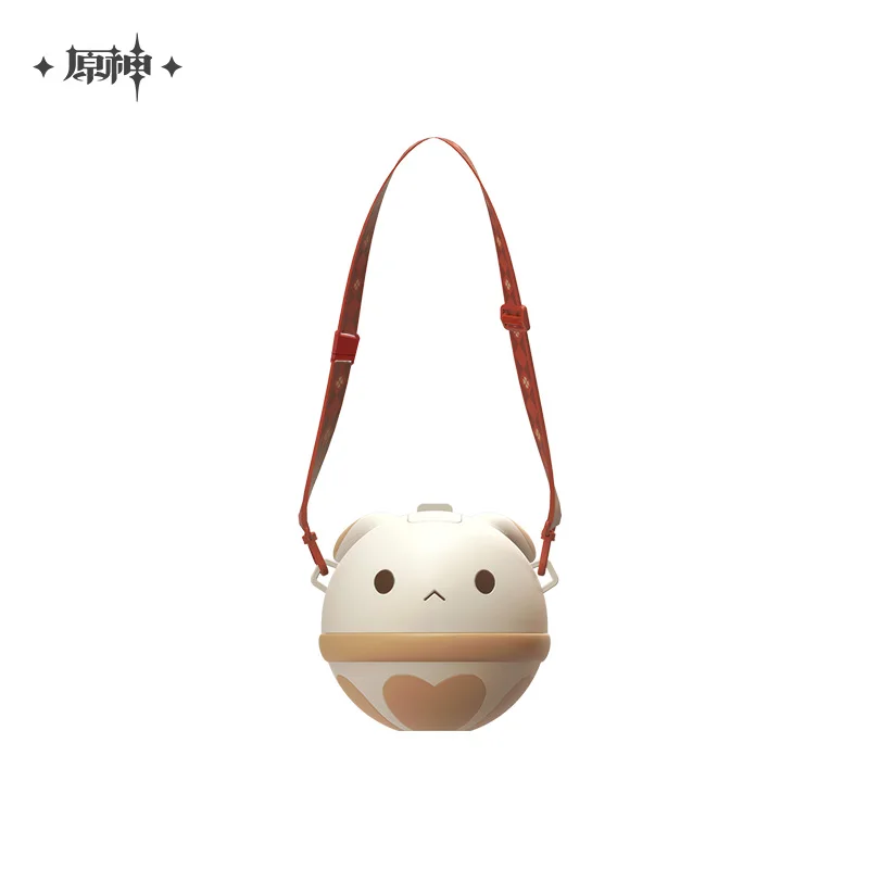 Game Genshin Impact Water Cup Official MiHoYo Cute Klee Portable Crossbody STRAW CUP Cosplay Doujin Gifts