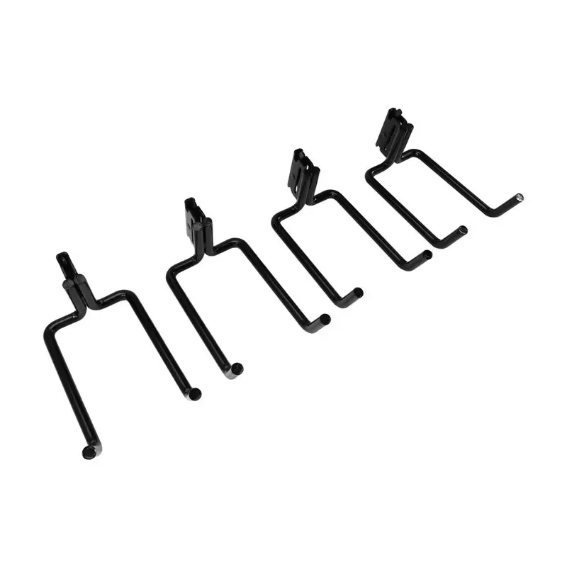 

【HAPPYH】E-Track Heavy Duty Shovel Hanger Tool Enclosed Trailer Track Accessories Double J Hook For Long Handled Tools For Store