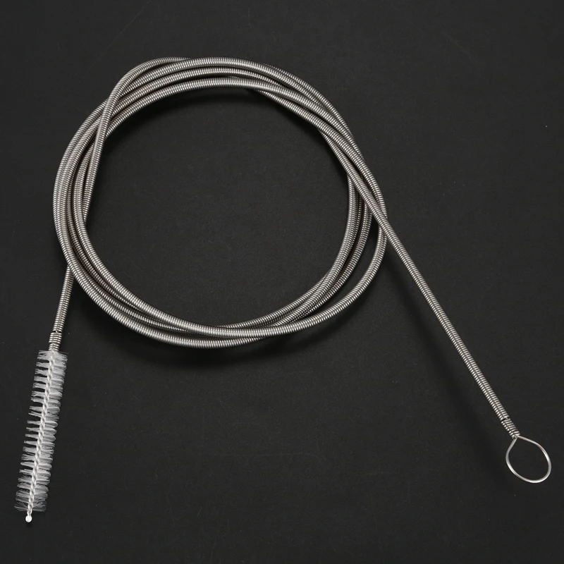 1.5M Inlet And Outlet Pipe Cleaning Spring Brush Long Brush Beer Barrel Fermentation Tank Tube Hose Cleaner Retail