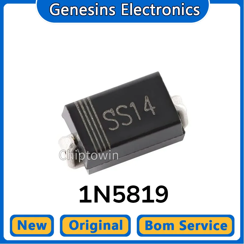 5/50/500 pcs Schottky Diode 1N5819 IN5819 SS14 Screen Printing SMA SOD-123 WN7