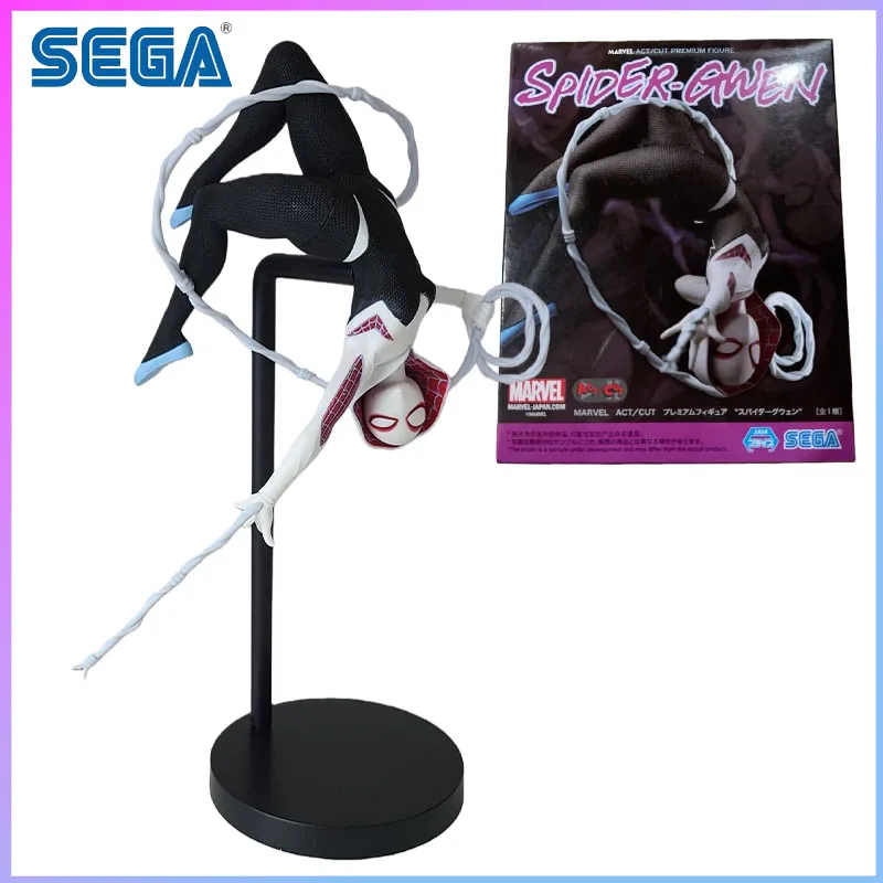 sega-in-stock-marvel-series-act-cut-prize-figure-spider-gwen-in-stock-model-kit-original-garage-kit-gifts-toys-model-model-toys
