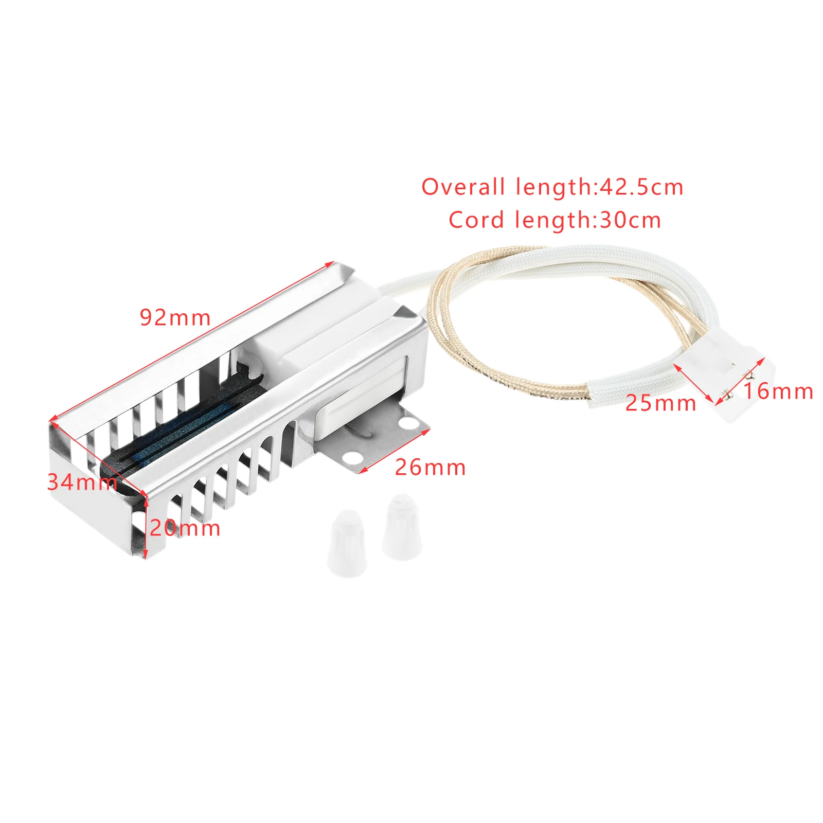 W10918546 Gas Range Oven Igniter Fit for Whirlpool Amana Replace W10140611 PS11770066 4454963 3186491
