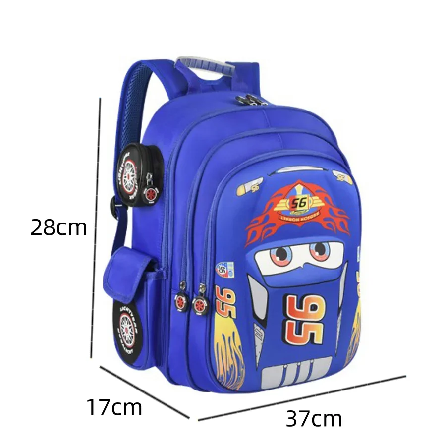 Disney Car Children's Bag Kindergarten Boy Safety Backpack Primary School Students 3-12 Years Old Kindergarten Cartoon Backpack image 6