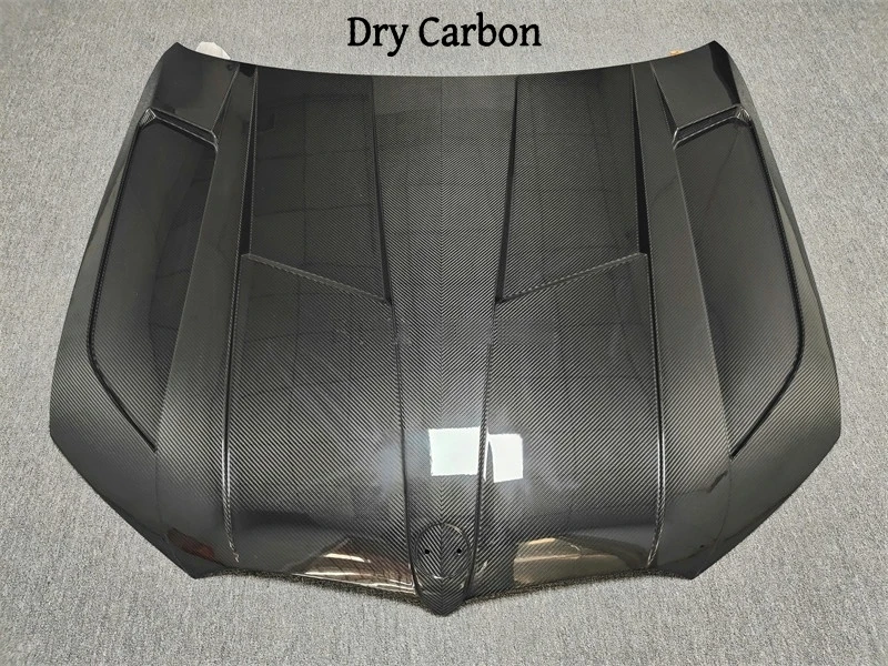 For BMW X5 G05 X5M F95 X6 G06 X6M F96 2019-2026 Carbon Fiber Front Engine Hood Bonnet Vent Cover Upgrade Refit Parts Kit Refits