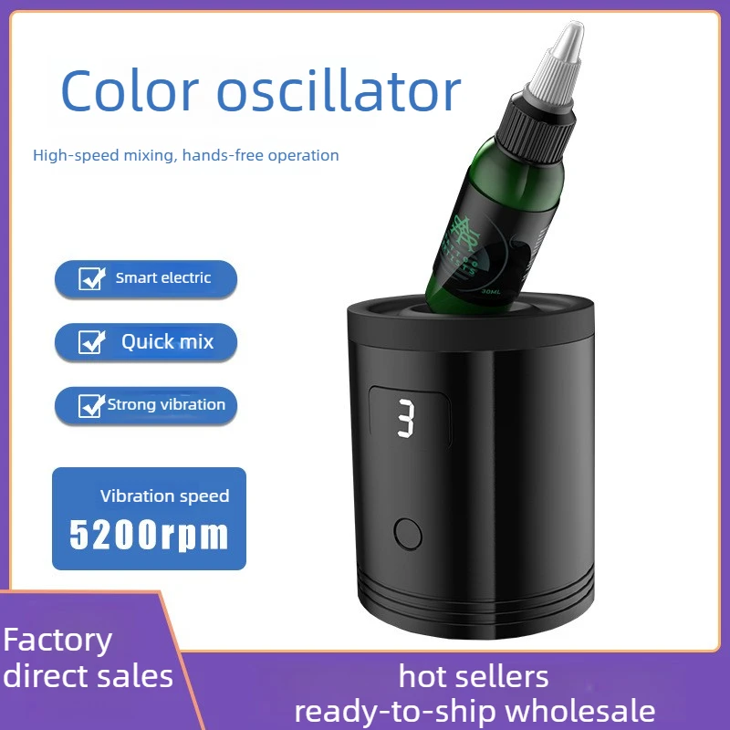 

Беспроводной миксер-шейкер для тату-чернил с 3-скоростной регулировкой и аккумулятором