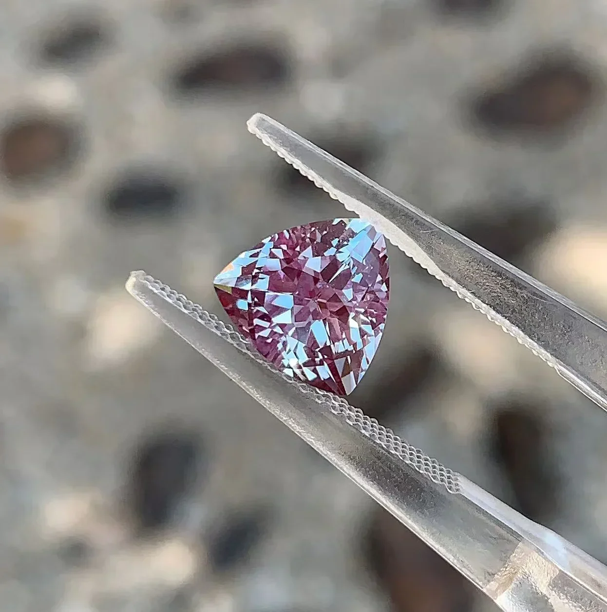 

Alexandrite Trillyon Cut High Quality Lab Grown Gemstone for DIY Advanced Jewelry Making Materials Selectable Certificate