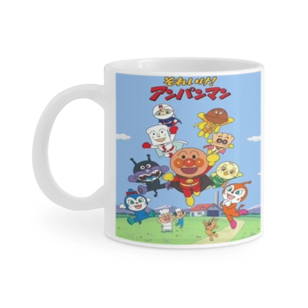 Cute Anpanman Cartoon Tea Coffee Mugs Bachelorette Party Team Groomsman Cups Wedding Gifts