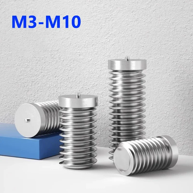 10~50Pcs 304 Stainless Steel Spot Welding Screw M3 M4 M5 M6 M8 M10 for Electrical Enclosures Automotive Parts Welding Screws