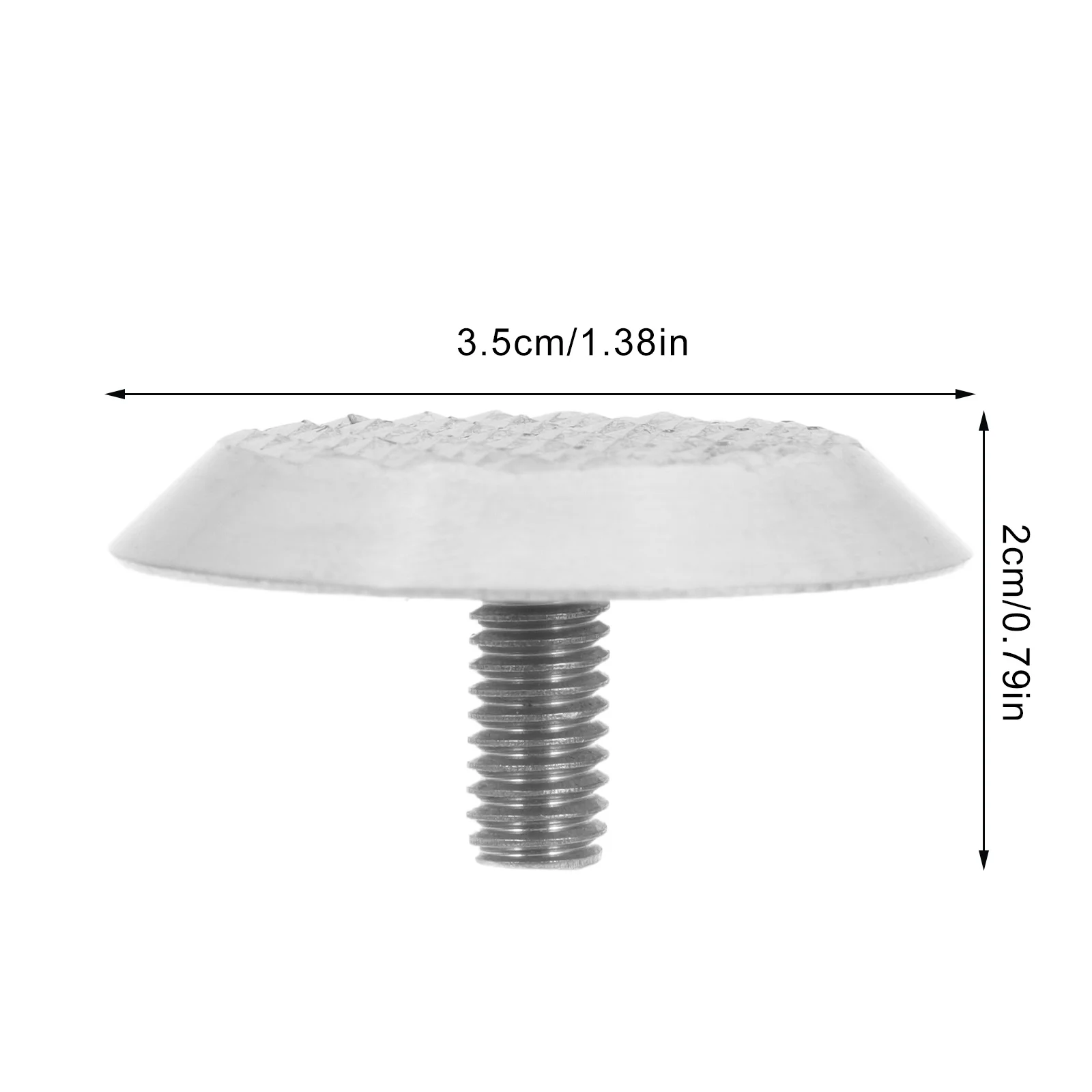 10pcs Blind Road Nail Tactile Warning Indicator 304 Stainless Steel Antislip for Sidewalk Subway Airport Safety Guidance