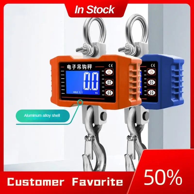 

1Set Digital Crane Scale Industrial Heavy Duty Crane Scale For Farm,Factory,Construction Blue