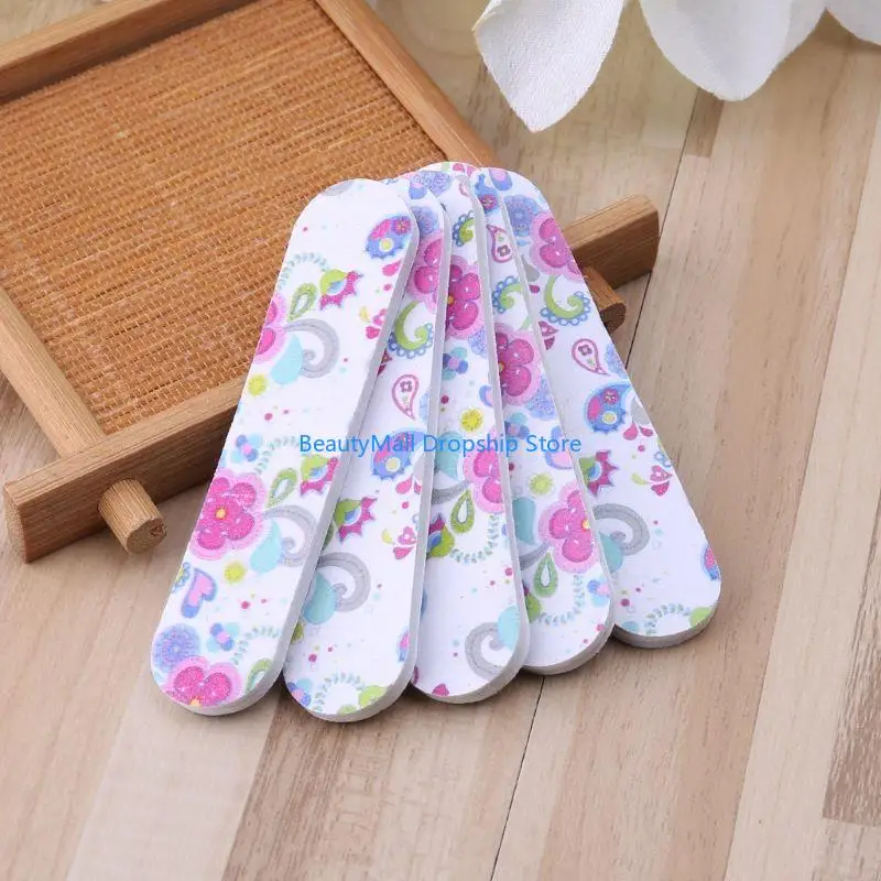 

40jd mini файлы ногтей милые круглые двусторонние гритные ногтей