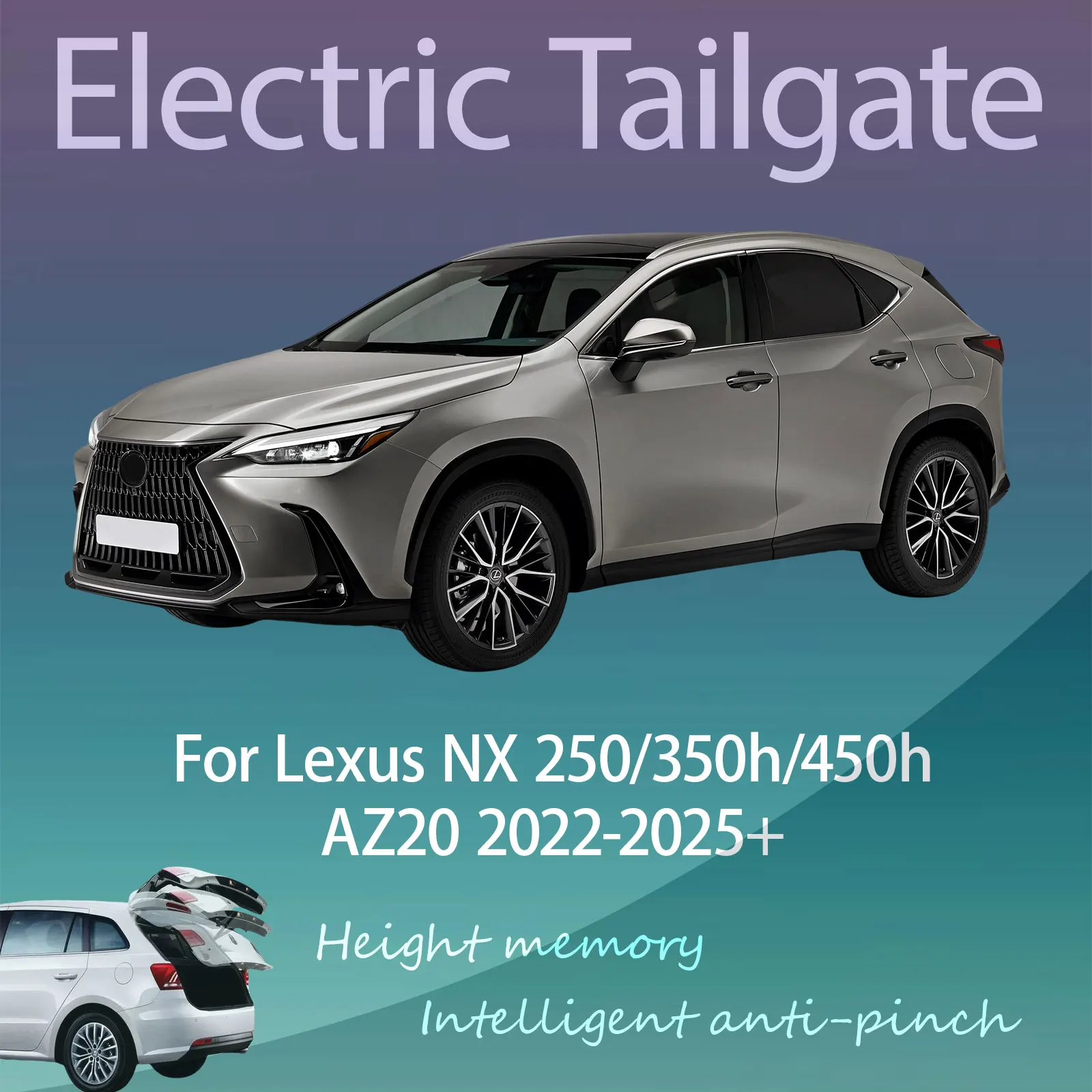 For Lexus NX 250/350h/450h AZ20 2022-2025+ Automatic Opening Closing Anti-pinch Functions Electric Tailgate Sensor Trunk