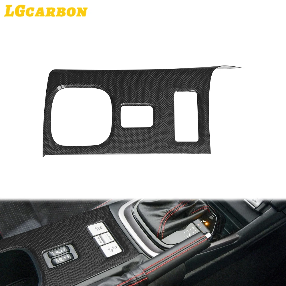 LGcarbon Honeycomb Carbon Center Console Panel Seat Heating Button Cover for Subaru BRZ for Toyota GR86 Automatic Version 2021+