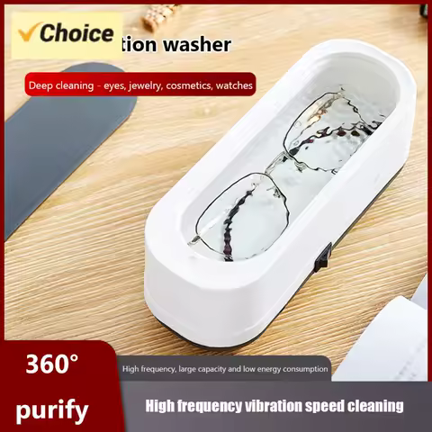 Plastic Glasses Cleaning Machine Multipurpose Automatic Cleaning Box Portable Electric Simple Operation for Everyday Objects