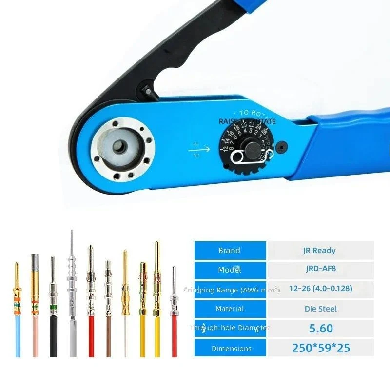 Crimping pliers Aviation pin crimping pliers JRD-AF8 harness terminals