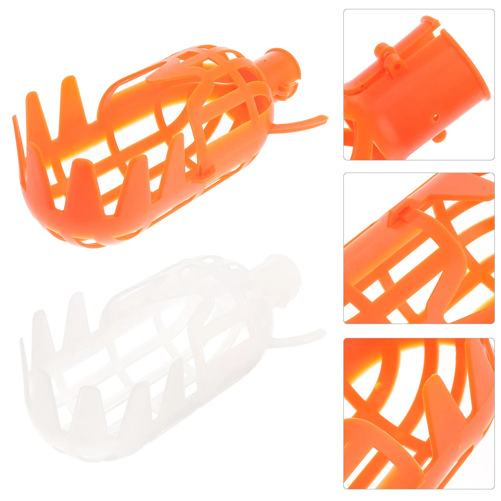 

Набор из 2 корзин для сбора фруктов: быстрый и удобный инструмент для сада, для сбора апельсинов, манго, хурмы, орехов