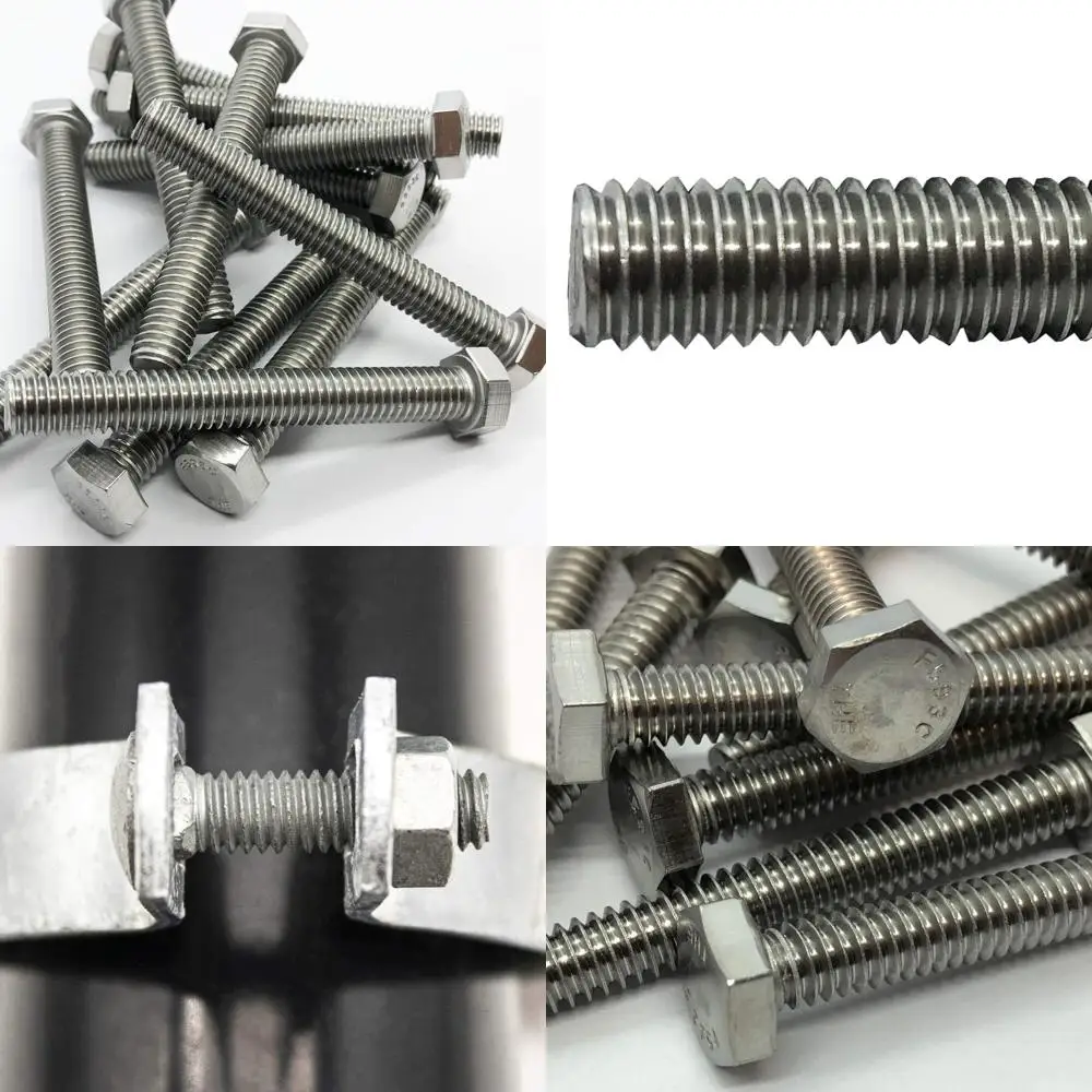 

Болты с шестигранной головкой из нержавеющей стали 304, устойчивые к ржавчине — общего назначения, класс 18–8 лет, упаковка 100 шт.