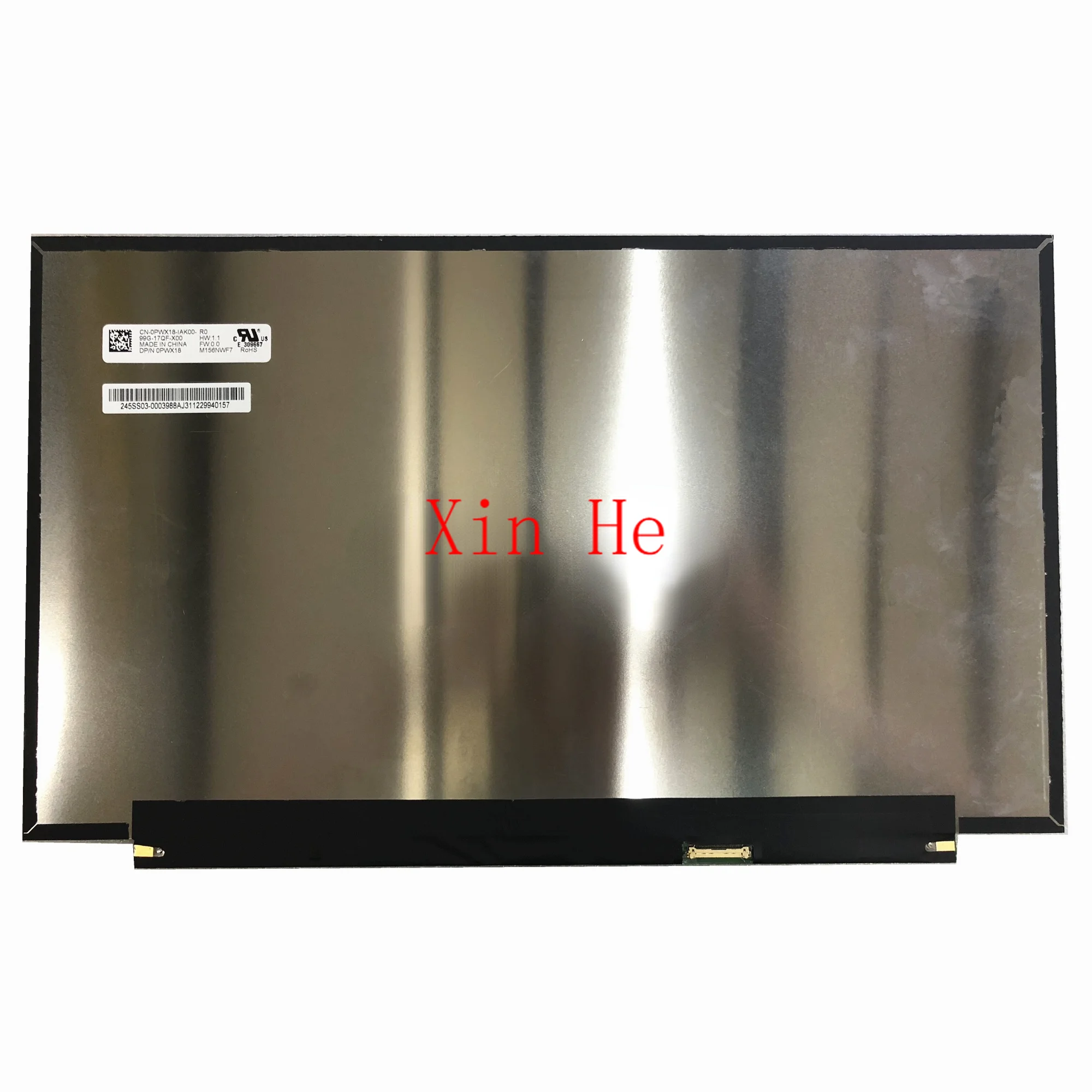 Laptop dp Painel de Tela Lcd Portátil dp n 0pwx18 M156nwf7 r0 15.6