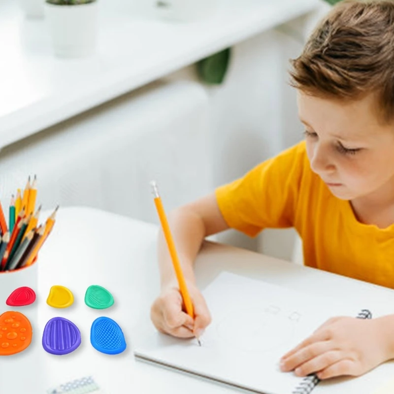 Preocupação pedras texturizadas brinquedo simulação pedra para pressionar pitada brinquedo meditação para crianças para