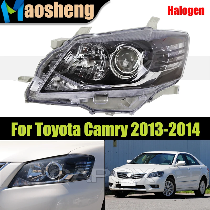 

Halogen Front Headlight Head Light For Toyota Camry 2013-2014 Headlamp Driver Light