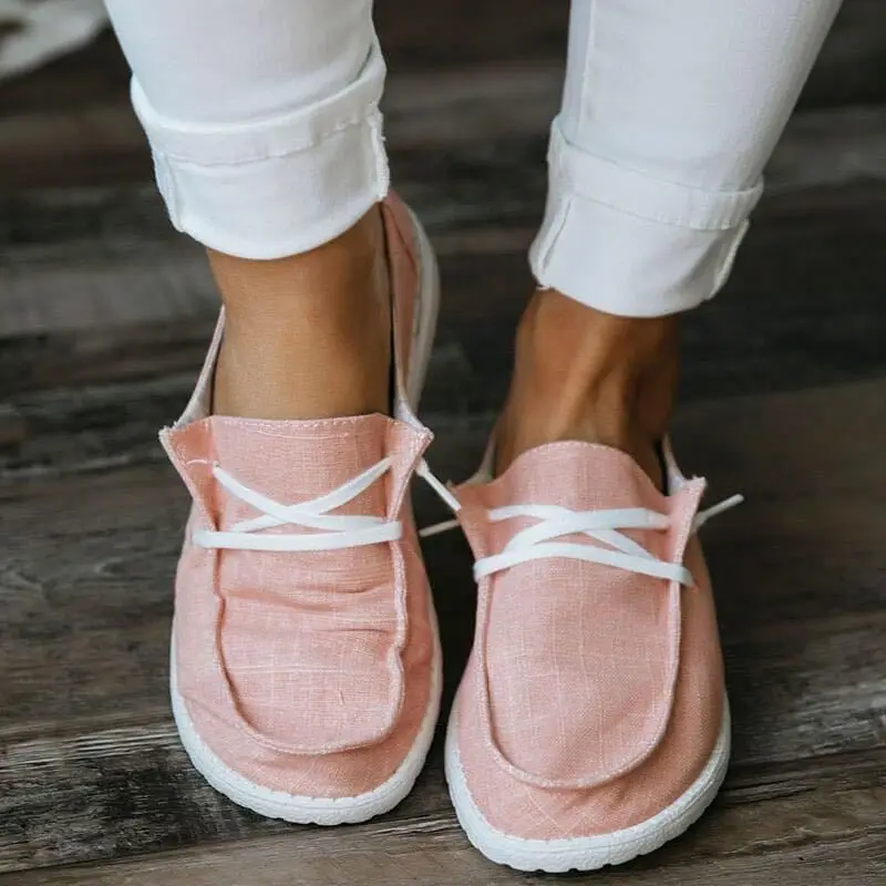 Summer Autumn New Style Fashion Cloth Women\'s Thin Shoes Breathable Comfortable Canvas Casual and Lightweight Women\'s Shoess56