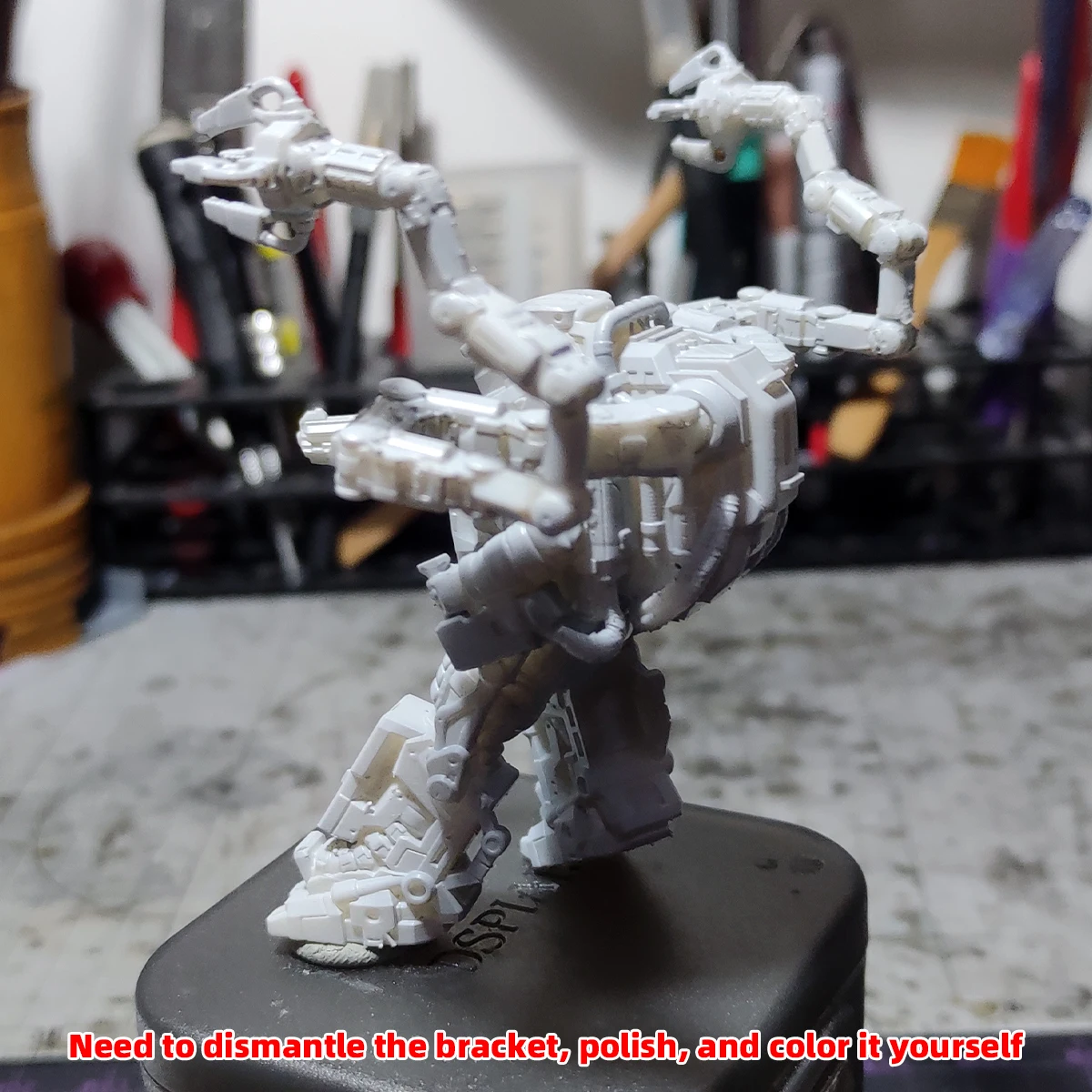 1/35 1/48 1/60 1/72 1/100 1/144 Modellbausatz 3D Harz Miniatur Soldatenfiguren Diorama Unbemalte Exosuit Mecha Humanoid DIY – Detail 7