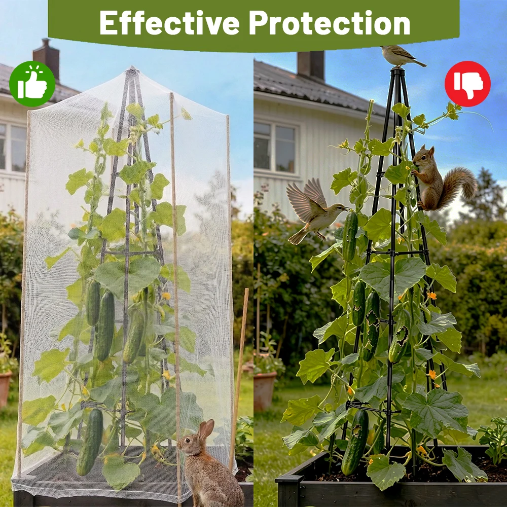 Vegetables Plant Insect Protection Net Garden Fruit Care Cover Greenhouse Protective Net Pest Control Anti-Bird Net Garden