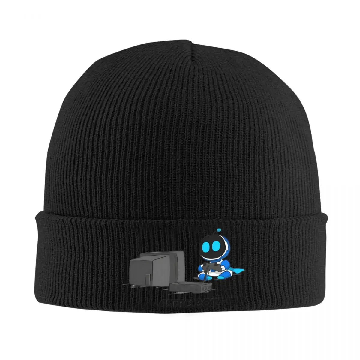 ASTRO BOT Rescue Mission Beanie Hats Bonnet Hats Men Women Unisex Casual Hippie Knitted Hat Spring Pattern Head Wrap Caps