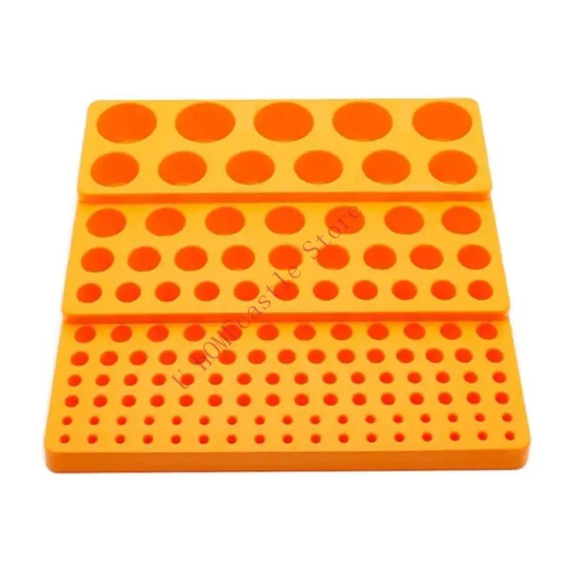63HF 131 Holes Router Bit Tray Storage Holder for 4-32mm Milling Cutter Drill Bit