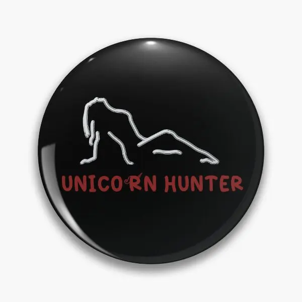 Unicorn Hunter T Shirt Swinger Lifestyl  Soft Button Pin Funny Lapel Pin Badge Collar Jewelry Brooch Decor Cartoon Lover Metal