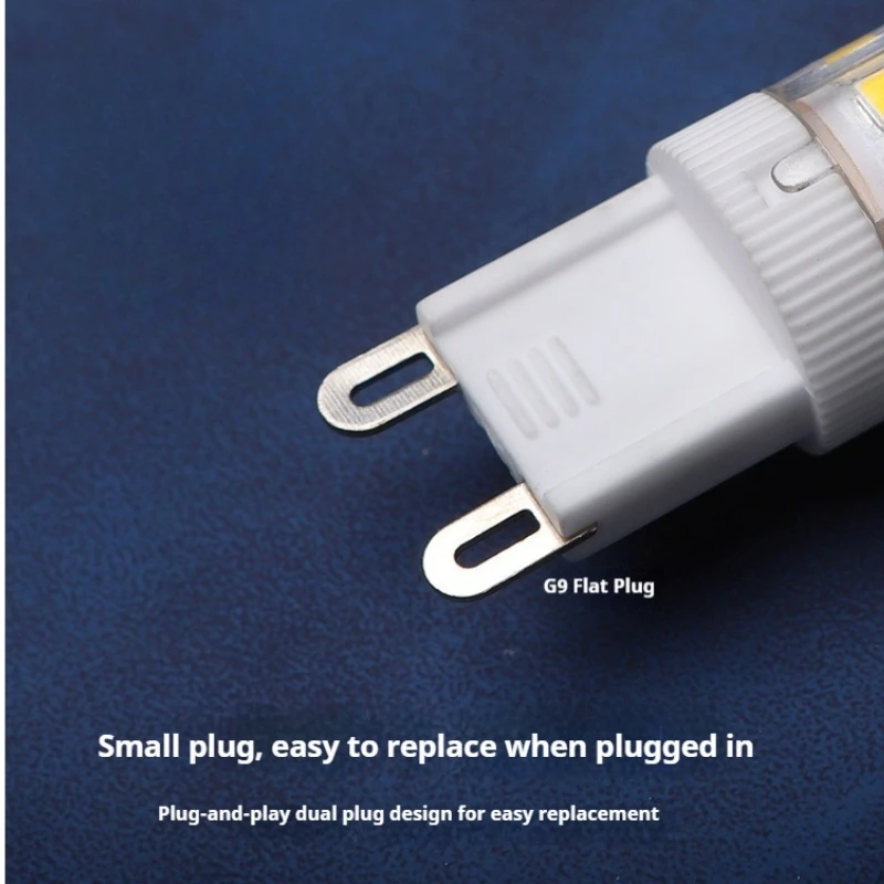 LED Bulb G9 Super Bright Pin-in-base Low-voltage LED Light Source Small Bulb G4 Crystal Corn Lamp 220V