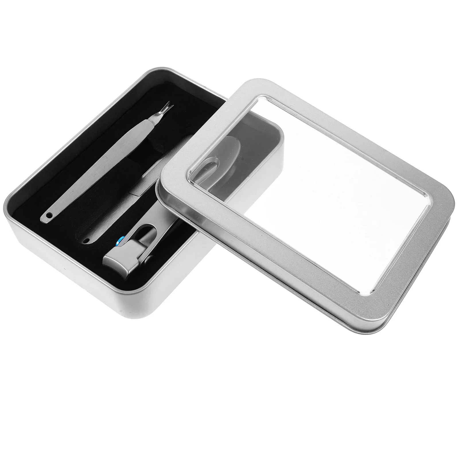 

3 шт., кусачки для ногтей из нержавеющей стали, устойчивый к коррозии триммер для ногтей для быстрого эффективного ухода, идеальный подарок для мужчин и женщин, серебристый