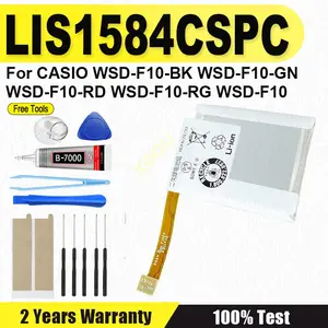 Bilashmart Brand BackShell battery LIS1584CSPC CASIO WSD F10 BK WSD F10 GN WSD F10 RD WSD F10 RG WSD F10 WSD F21 WSD F20 + Free Tools