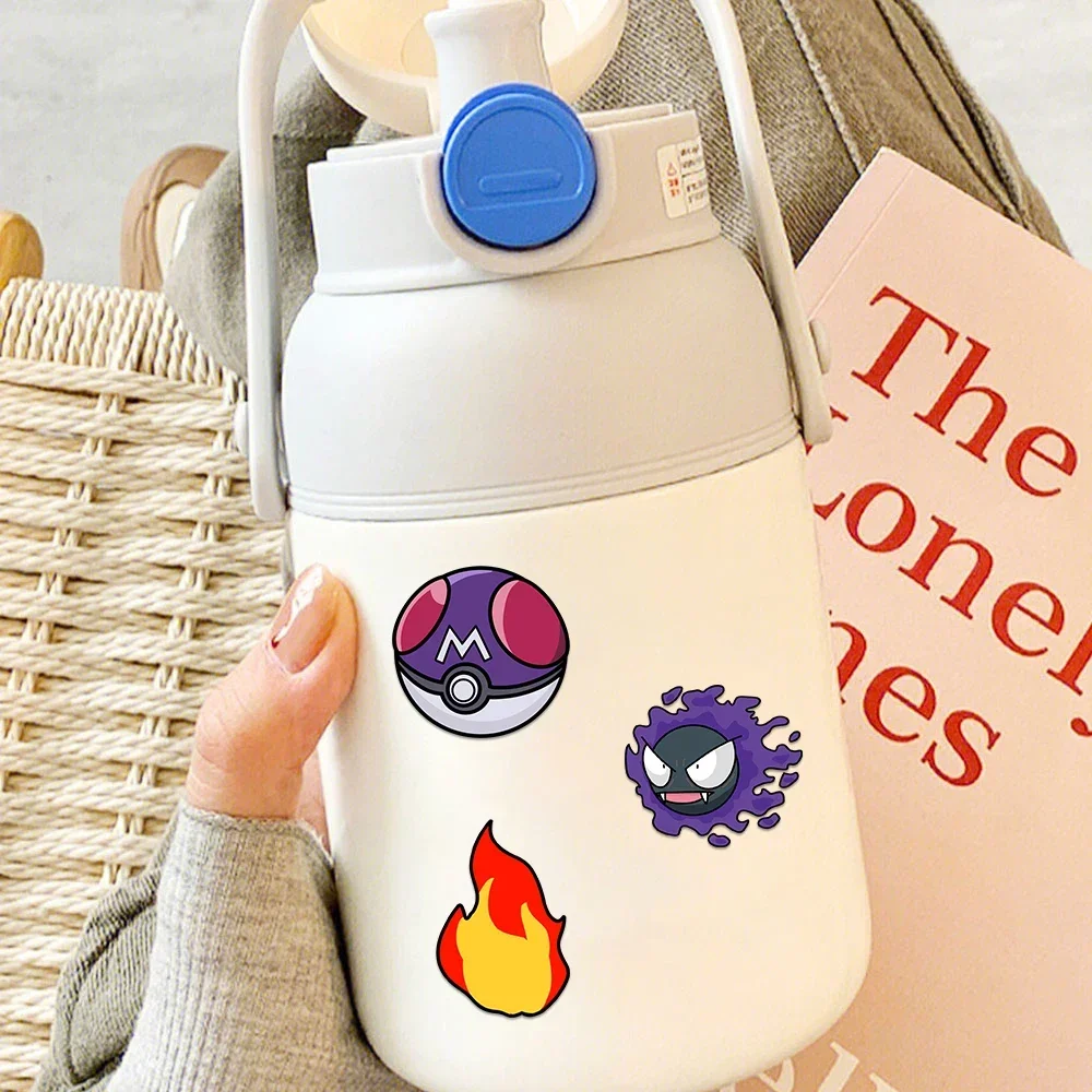 8/16 Sheets Cute Pikachu Anime Puzzle Stickers Kawaii Cartoon Graffiti Decals for Kids Laptop Luggage Skateboard Scrapbook Bike