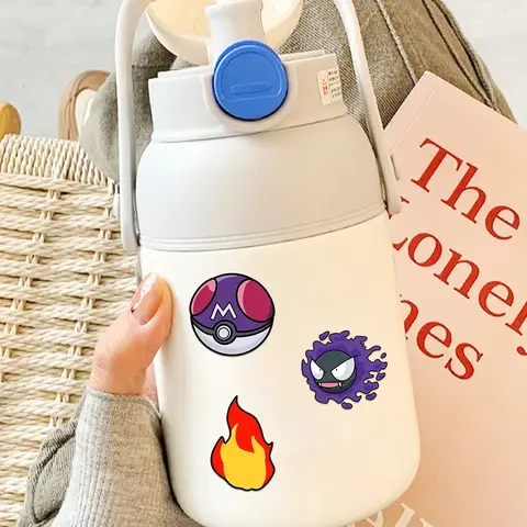 8/16 Sheets Cute Pikachu Anime Puzzle Stickers Kawaii Cartoon Graffiti Decals for Kids Laptop Luggage Skateboard Scrapbook Bike