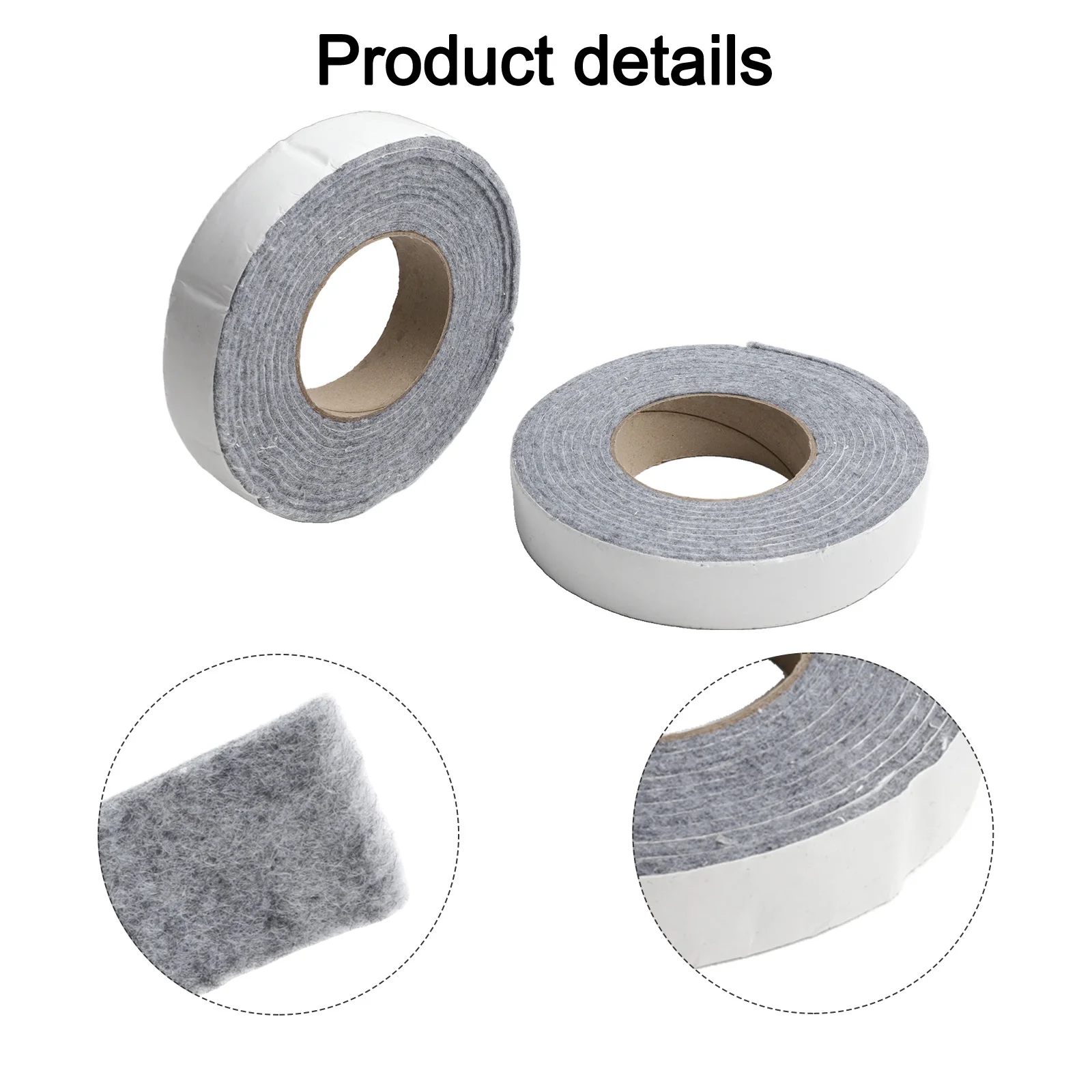 2pcs 400cm Window Water Absorption Strip Thickened Glass Felt Cotton Tape For Avoid Condensation Water Leakage Sealing Strips