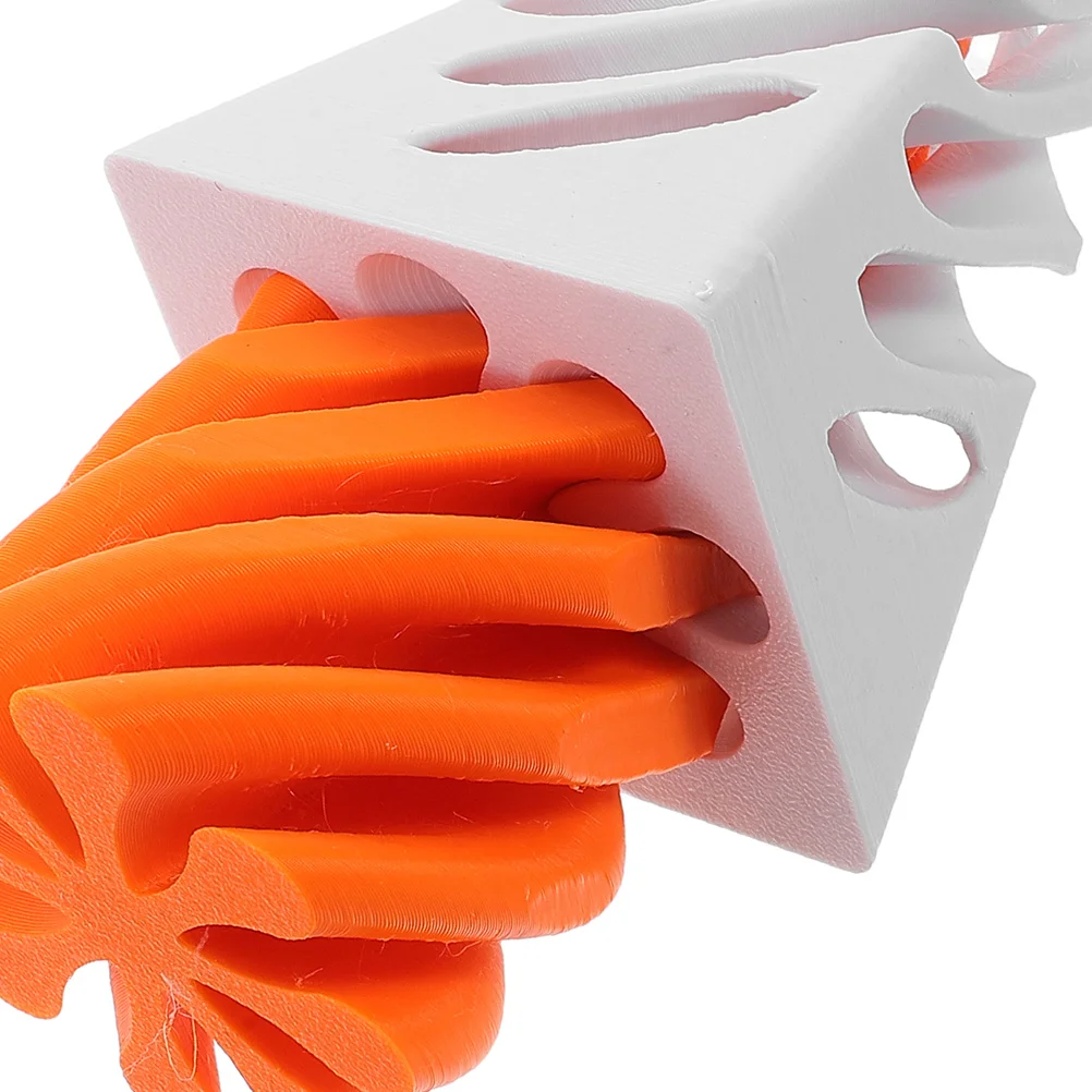 2 قطعة ثلاثية الأبعاد الطباعة دوامة مخروط حلية الهرم المستحيل من خلال تصميم سطح المكتب الديكور لمكتب المنزل غرفة الدراسة الفن الحديث