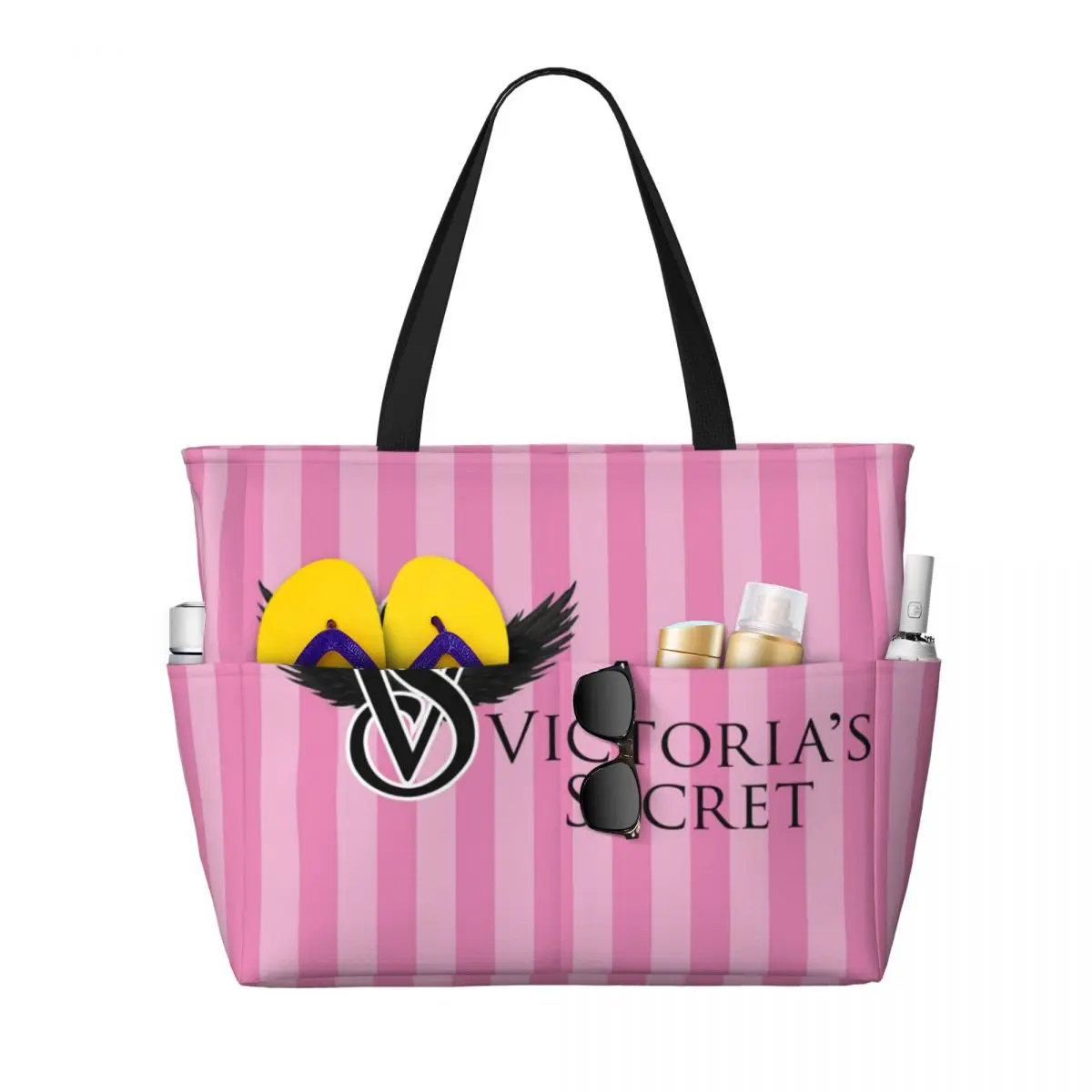 Hot-Sale-Like-Victoria’s-Secret-Style Large travel bagWaterproof Tote Beach Bag Large Capacity Travel Shopping bags