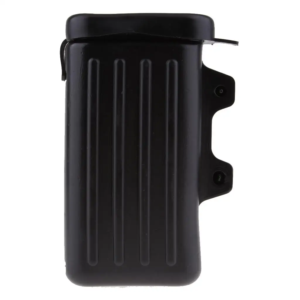 Black Motorcycle Tool Container Plastic Storage Box Holder Versatile Use for Suzuki DJEBEL TW225