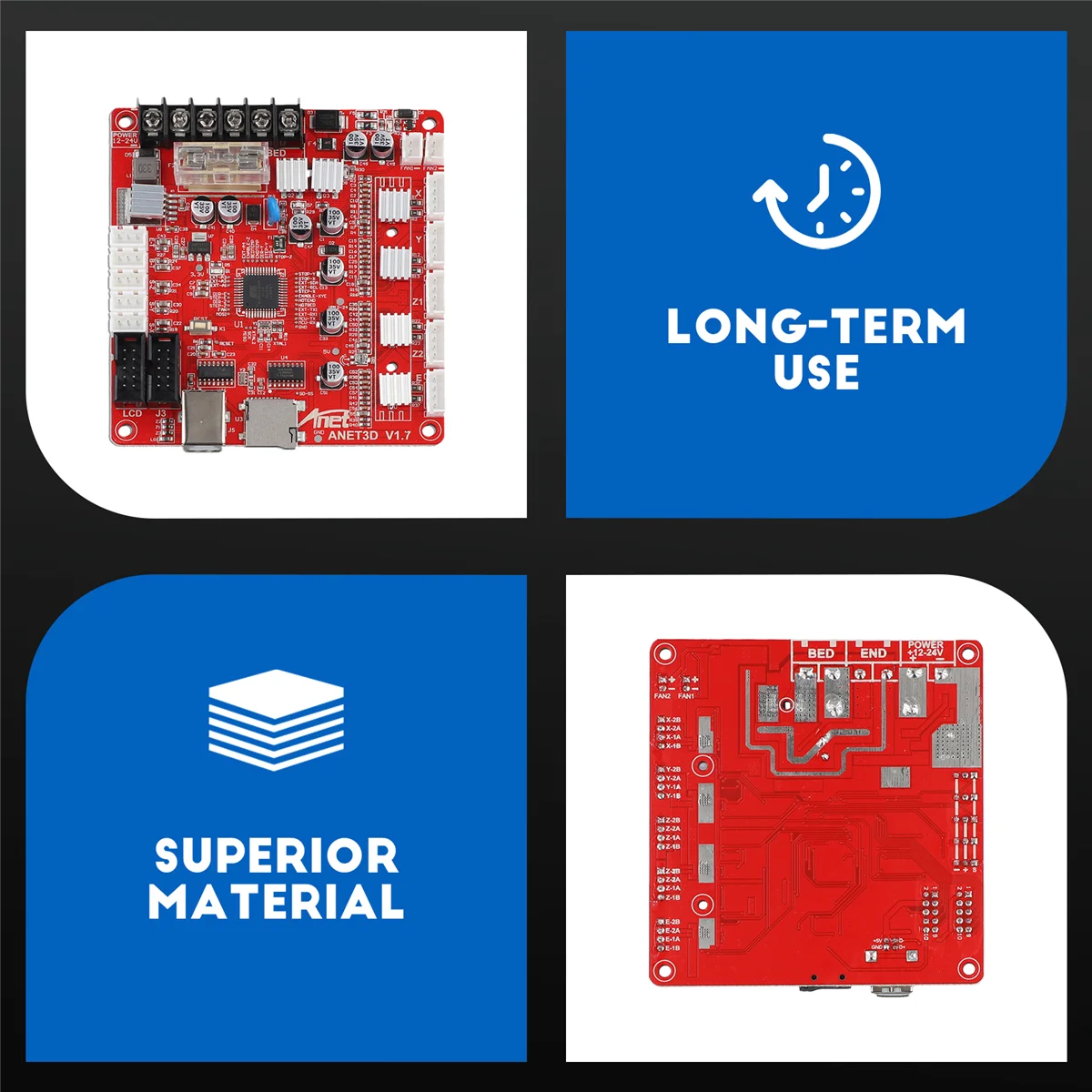 

L67A Pro 3D Printer Motherboard Output Module Motherboard Module is Used for Anet A8 Plus Output Printer Motherboard