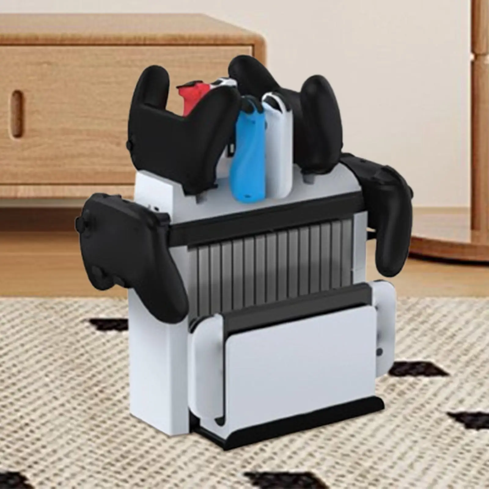 Game Multifunctional Storage Shelf Controller Charger Station for Joy Pad