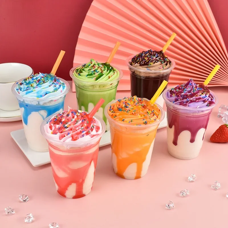 Modelo de Helado de Simulación, Accesorios de Postres para Hoteles, Cafeterías, Bares, Panaderías, Decoración de Tiendas de Postres, Modelo de Helado Sundae, Juguetes para Niños