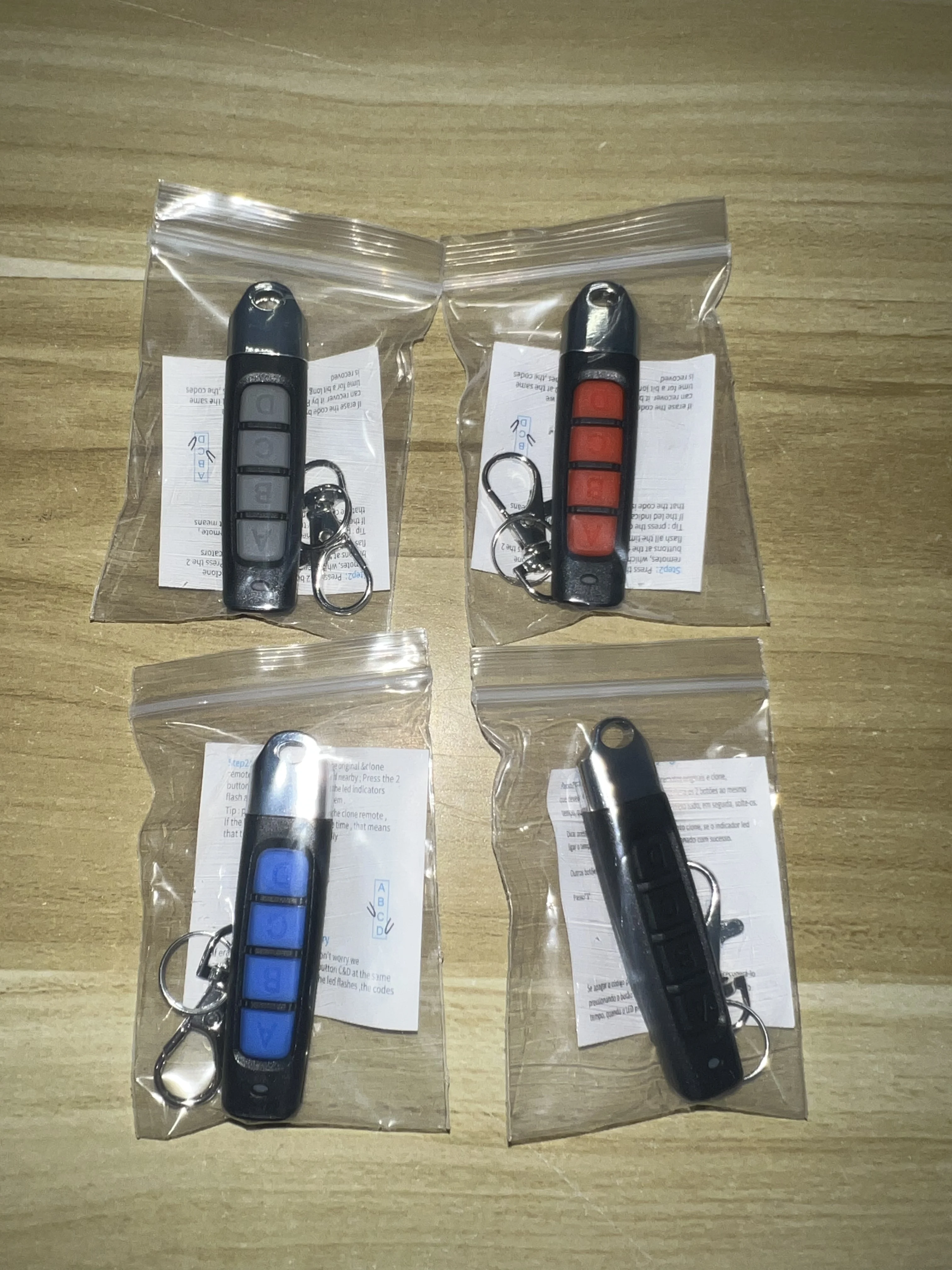 

50PCS 433MHZ Remote Control Garage Gate Door Opener Controller Duplicator Clone Learning Rolling Code