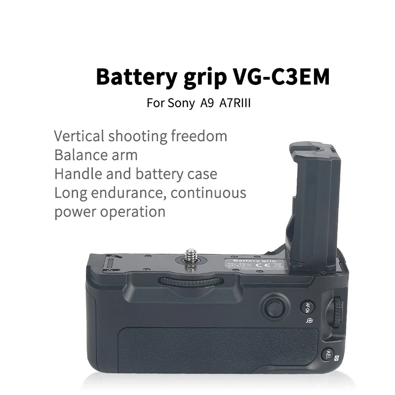 A73 VG-C3EM Vertical Battery Grip for Sony A9 A7RIII A7III A7III A7RIII A7M3 A7RM3 Battery Grip