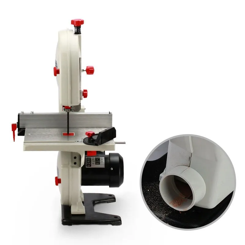 Desktop Band Saw for Hardwood Bone Plastic, Woodworking Metal Cutting Machine with Advanced Saw Blade Technology