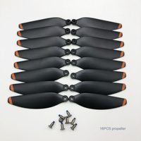 16PCS Propeller Props Spare Part for LS-S6S Mini Foldable Drone LSRC S6S RC Quadcopter Wing Blade Maple Leaf Accessory